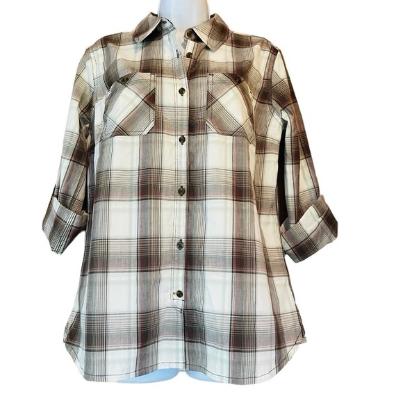 Carhartt Button Down Roll Tab Sleeve Shirt - Picture 2 of 5